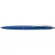 Golyóstoll, 0,5 mm, nyomógombos, SCHNEIDER "Office", kék
