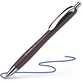   Golyóstoll, 0,7 mm, nyomógombos, SCHNEIDER "Slider Rave XB", szilva lila