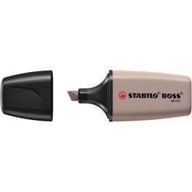   Szövegkiemelő, 1-4 mm, STABILO "Boss Mini Nature vibes", melegszürke