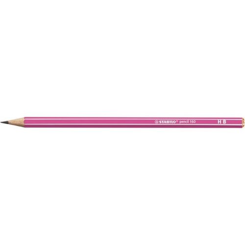 Grafitceruza, HB, hatszögletű, STABILO "Pencil 160", rózsaszín