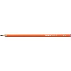 Grafitceruza, Hb, Hatszögletű, Stabilo "Pencil 160", Narancs
