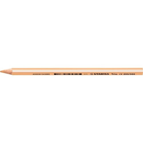 Színes ceruza, háromszögletű, vastag, STABILO "Trio thick", világos rózsaszín