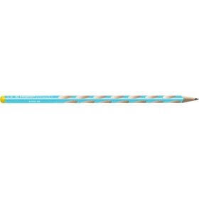  Grafitceruza, HB, háromszögletű, vékony, balkezes, STABILO, "EASYgraph", kék