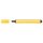 Filctoll, 1,5-2 mm, rugós hegy, STABILO "Trio Scribbi", sárga