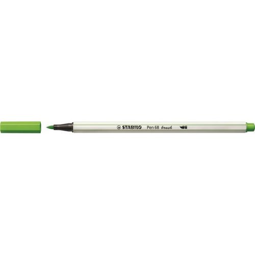 Ecsetirón, STABILO "Pen 68 brush", világoszöld
