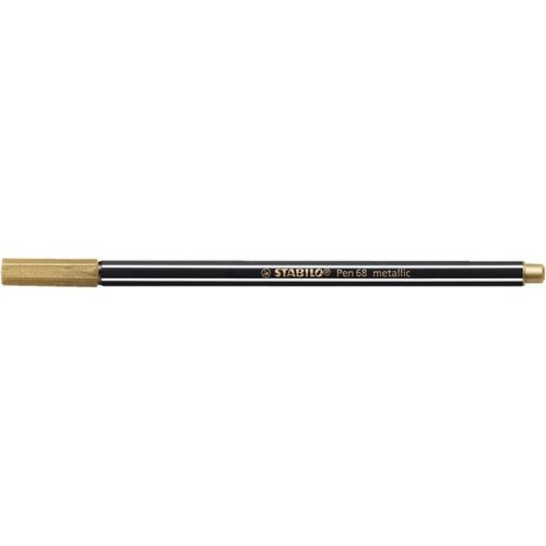 Rostirón, 1,4 mm, STABILO "Pen 68 metallic", arany