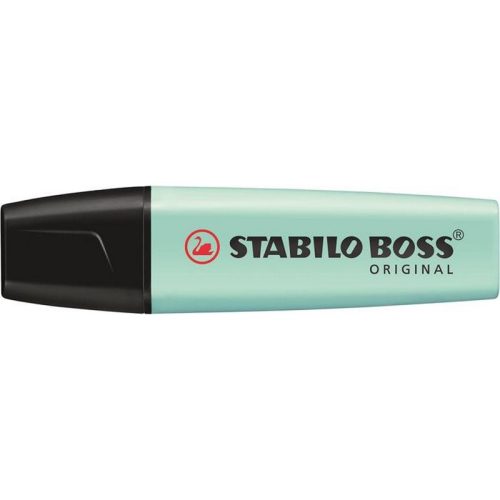Szövegkiemelő, 2-5 mm, STABILO "BOSS original Pastel", türkiz
