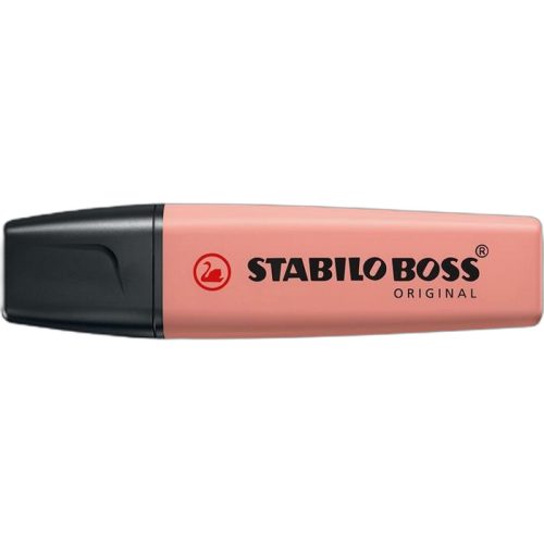 Szövegkiemelő, 2-5 mm, STABILO "BOSS original NatureColors", vörösbarna