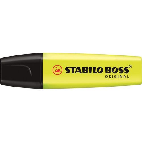 Szövegkiemelő, 2-5 mm, STABILO "BOSS original", sárga