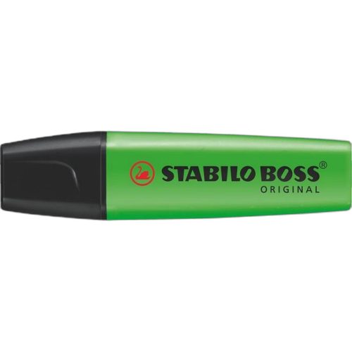 Szövegkiemelő, 2-5 mm, STABILO "BOSS original", zöld