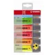 Szövegkiemelő készlet, 2-5 mm, STABILO "BOSS original", 6 különböző szín