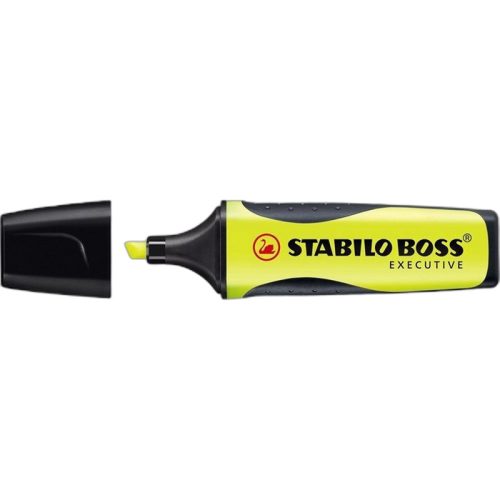 Szövegkiemelő, 2-5 mm, STABILO "Boss Executive", sárga