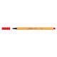 Tűfilc, 0,4 mm, STABILO "Point 88", piros