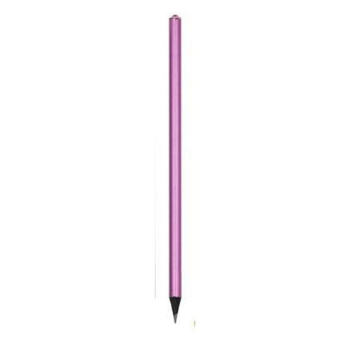 Ceruza, metál pink, rózsaszín SWAROVSKI® kristállyal, 14 cm, ART CRYSTELLA®