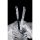 Golyóstoll, krémfehér, felül fehér SWAROVSKIŽ kristállyal töltve, 14 cm, ART CRYSTELLAŽ