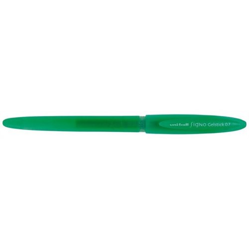 Zseléstoll, 0,4 mm, kupakos, UNI "UM-170 Signo Gelstick", zöld