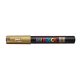 Dekormarker, 0,7-1,0 mm, UNI "Posca PC-1M", arany