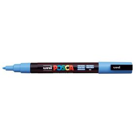   Dekormarker, 0,9-1,3 mm, UNI "Posca PC-3M", égszínkék