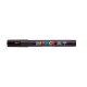 Dekormarker, 0,9-1,3 mm, UNI "Posca PC-3M", fekete
