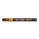Dekormarker, 0,9-1,3 mm, UNI"Posca PC-3ML", fényes narancs