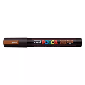 Dekormarker, 1,8-2,5 mm, UNI "Posca PC-5M", bronz