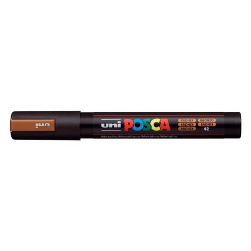Dekormarker, 1,8-2,5 mm, UNI "Posca PC-5M", bronz