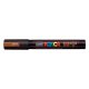 Dekormarker, 1,8-2,5 mm, UNI "Posca PC-5M", bronz