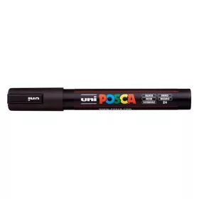 Dekormarker, 1,8-2,5 mm, UNI "Posca PC-5M", fekete