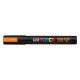 Dekormarker, 1,8-2,5 mm, UNI "Posca PC-5M", fluor narancs
