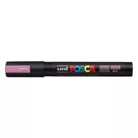   Dekormarker, 1,8-2,5 mm, UNI "Posca PC-5M", metálrózsaszín