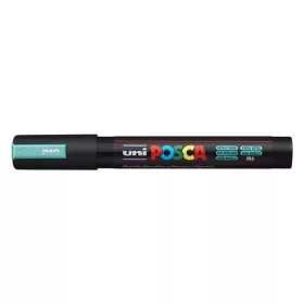   Dekormarker, 1,8-2,5 mm, UNI "Posca PC-5M", metálzöld