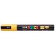 Dekormarker, 1,8-2,5 mm, UNI "Posca PC-5M", okker