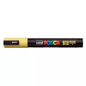 Dekormarker, 1,8-2,5 mm, UNI "Posca PC-5M", sárga