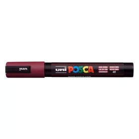   Dekormarker, 1,8-2,5 mm, UNI "Posca PC-5M", vörösbor