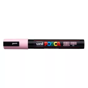   Dekormarker, 1,8-2,5 mm, UNI "Posca PC-5M", világos rózsaszín