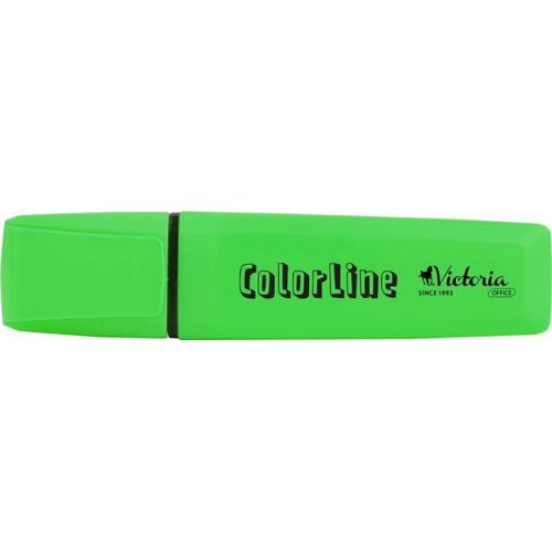 Szövegkiemelő, 1-5 mm, VICTORIA OFFICE, "ColorLine", zöld