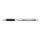 Golyóstoll, 0,34 mm, nyomógombos, ZEBRA "Z-Grip Flight", fekete