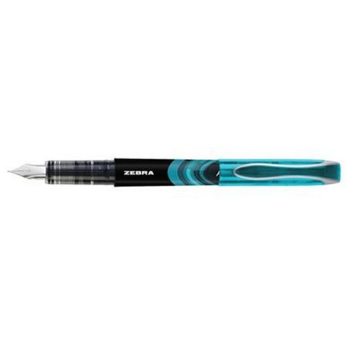 Töltőtoll, 0,6 mm, ZEBRA "Fountain pen", világoskék