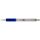 Golyóstoll, 0,24 mm, nyomógombos, rozsdamentes acél, kék tolltest, ZEBRA "F402", kék