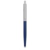   Golyóstoll, 0,24 mm, nyomógombos, ezüst színű klip, kék tolltest, ZEBRA "901", kék