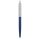 Golyóstoll, 0,24 mm, nyomógombos, ezüst színű klip, kék tolltest, ZEBRA "901", kék