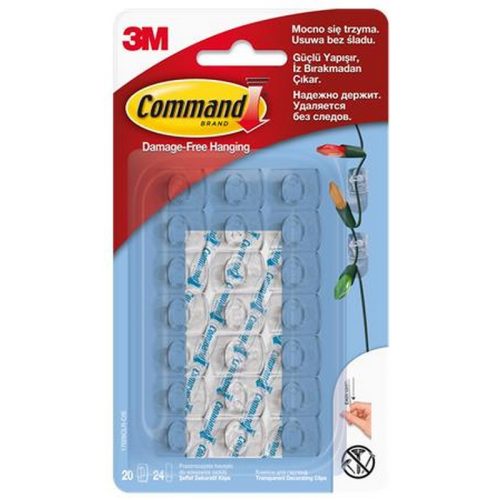 Mini műanyag akasztó, 3M SCOTCH "Command"