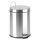 Pedálos szemetes, rozsdamentes acél, kivehető műanyag vödörrel, 5 liter