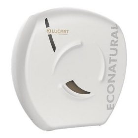   Toalettpapír adagoló, 35,7x35,2x14,2 cm, LUCART "EcoNatural Flow Jumbo", fehér