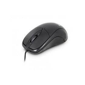   Egér, vezetékes, optikai, közepes méret, USB, URBAN FACTORY "Big Crazy", fekete