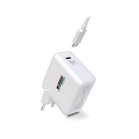   Hálózati töltő, 1xUSB-C (65W), USB-C–USB-C kábel, URBAN FACTORY