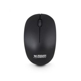   Egér, vezeték nélküli, optikai, kisméret, USB, URBAN FACTORY "Free", fekete