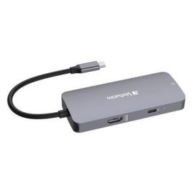   USB elosztó-HUB, USB-C PD/1xHDMI/1xRJ45/2xUSB-A 3.2 Gen1, VERBATIM
