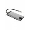   USB elosztó-HUB, USB-C/USB 3.0/HDMI/Ethernet/SD/microSD, VERBATIM