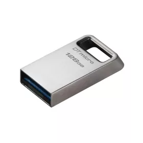   Pendrive, 128GB, USB 3.2, 200MB, fém, KINGSTON "DT Micro Gen2"